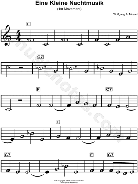 Eine Kleine Nachtmusik (1st Movement)