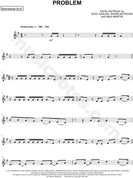 Problem - Eb Instrument