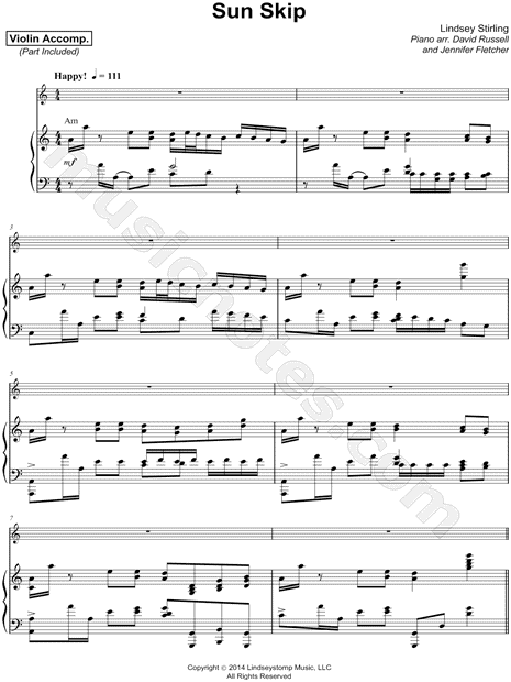 Sun Skip - Violin & Piano
