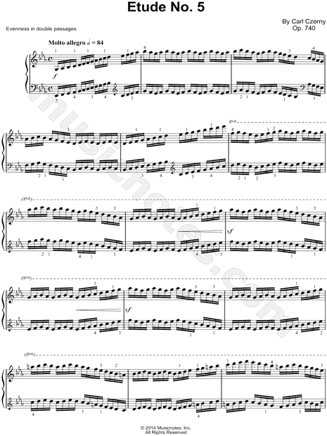 The Art of Finger Dexterity, Op. 740: Etude No. 5