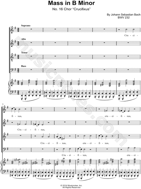Mass in B Minor: II. Credo: 5. Crucifixus