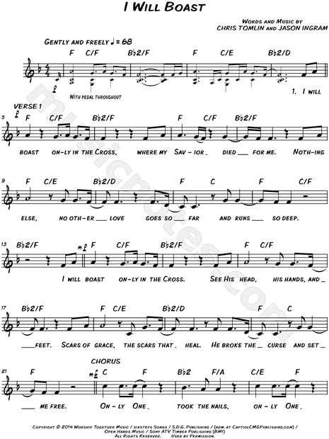 I Will Boast