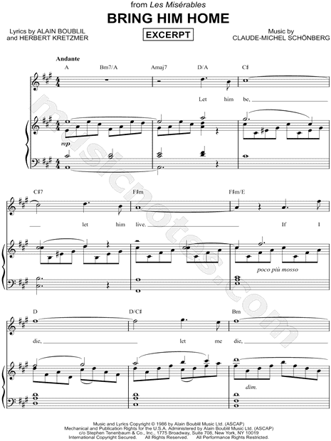 Bring Him Home [Excerpt]