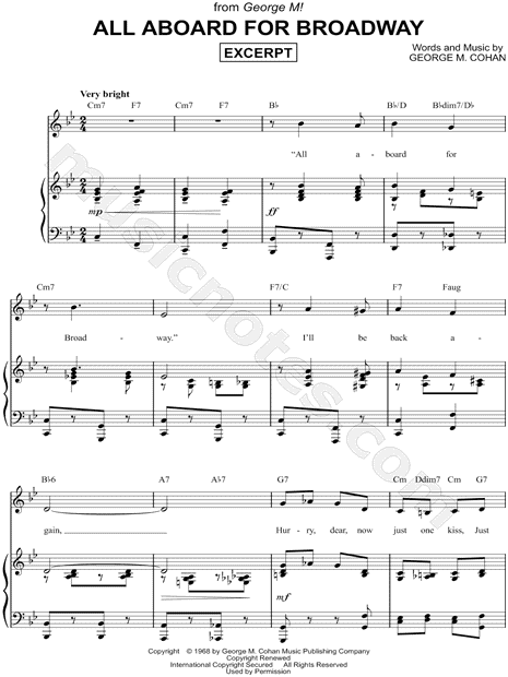 All Aboard for Broadway [Excerpt]