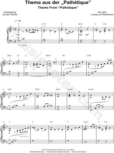 Theme from Beethoven's Pathetique Sonata (Adagio)
