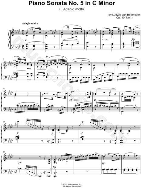 Piano Sonata No. 5 In C Minor