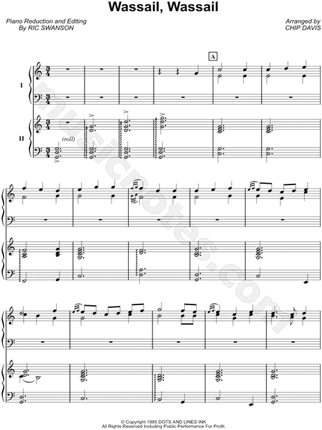 Wassail, Wassail