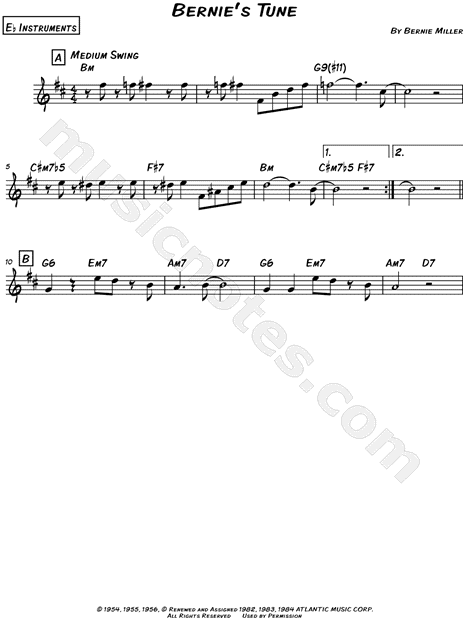 Bernie's Tune