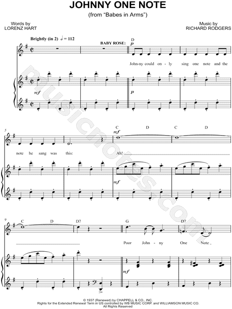 Johnny One Note