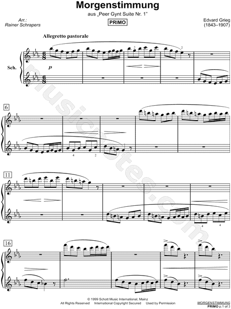 Peer Gynt Suite No. 1, Op. 46: Morgenstimmung (Morning Mood)