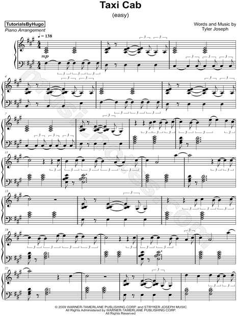 Taxi Cab [easy version]