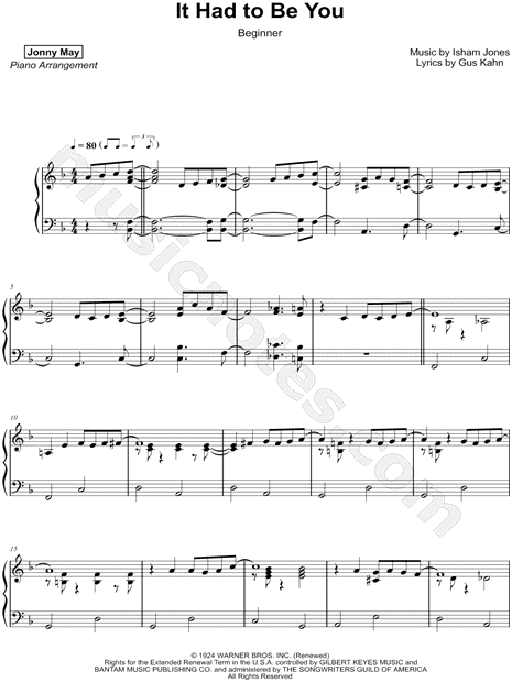 It Had to Be You [Beginner]