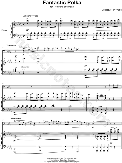 Fantastic Polka - Trombone & Piano