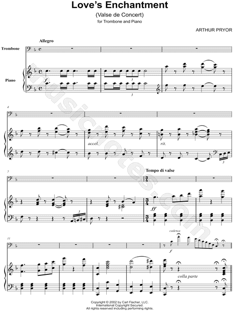 Love's Enchantment - Trombone & Piano