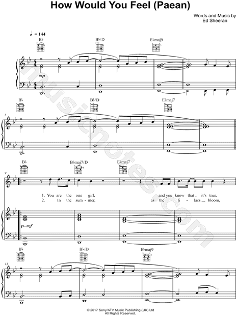 How Would You Feel (Paean)