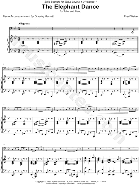 The Elephant Dance - Tuba & Piano