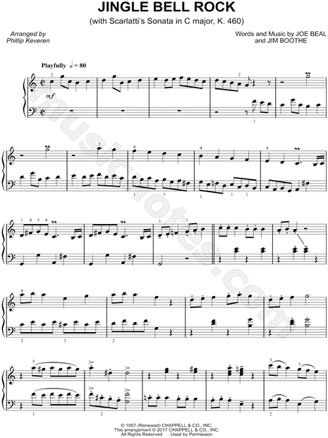 Jingle Bell Rock (with Scarlatti's Sonata in C major)