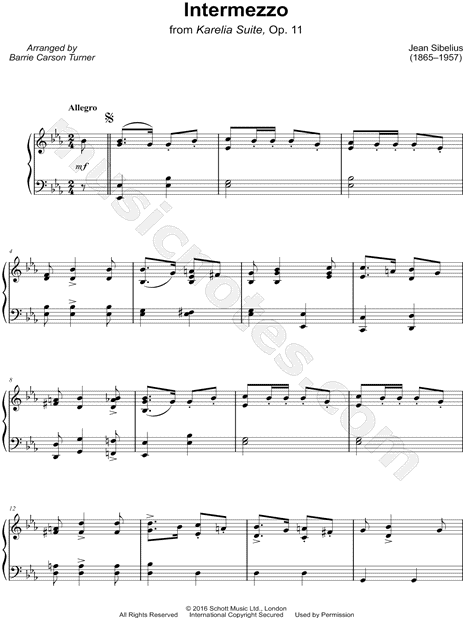 Karelia Suite, Op. 11: I. Intermezzo