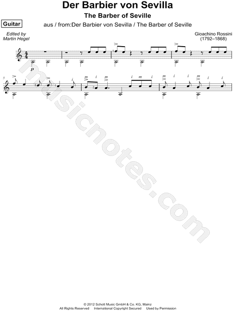 The Barber of Seville Overture [excerpt]