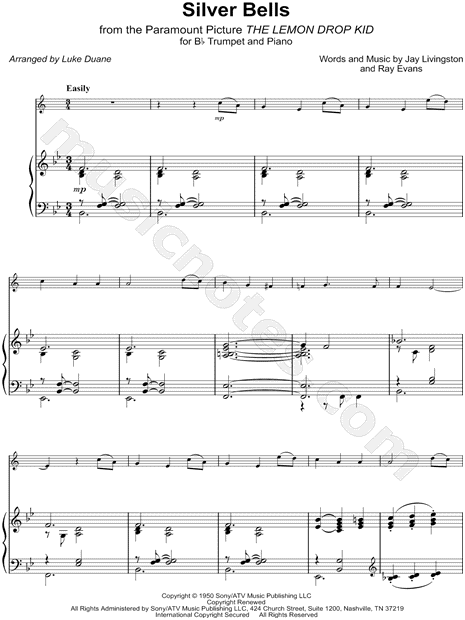Silver Bells - Trumpet & Piano