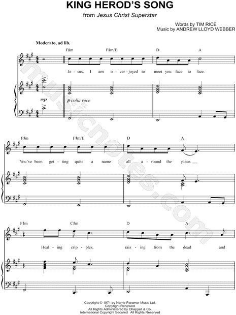 King Herod's Song