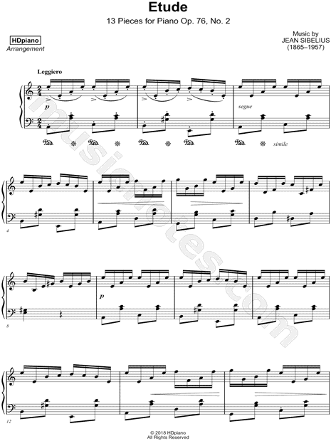 Etude, Op. 76, No. 2