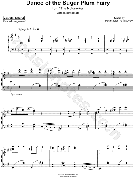 Dance of the Sugar Plum Fairy [late intermediate]