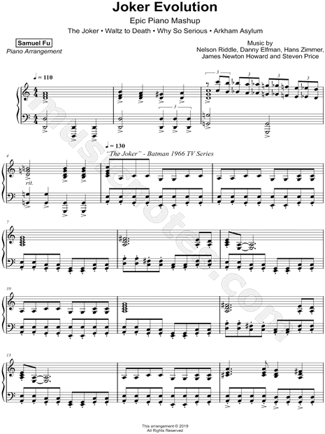 Joker Evolution (Epic Piano Mashup)