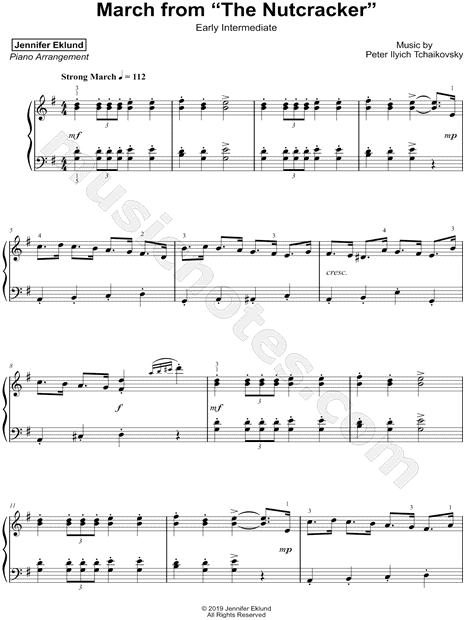 March from The Nutcracker Suite [early intermediate]