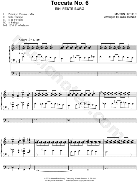 Toccata No. 6 (Ein' Feste Burg)