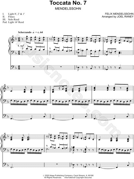 Toccata No. 7 (Mendelssohn)
