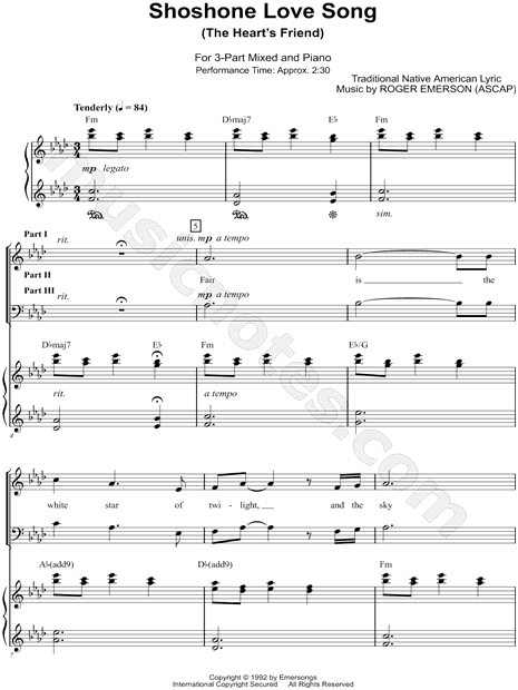 Shoshone Love Song (The Heart's Friend)