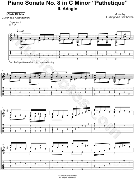 Sonata No. 8, Op.13 "Pathetique": II. Adagio Cantabile