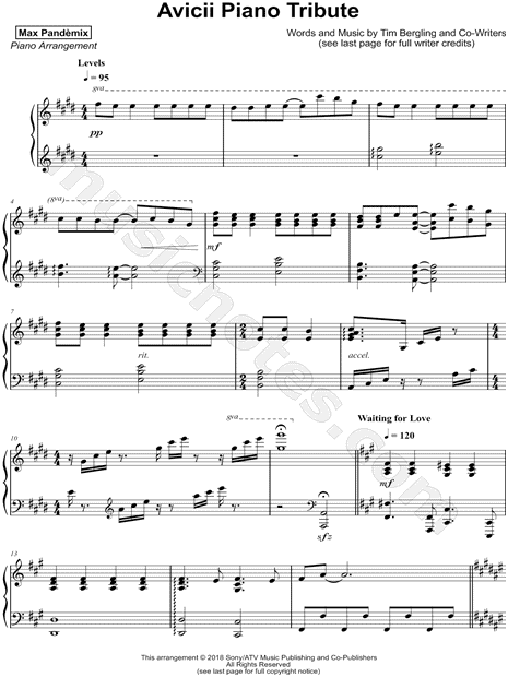 Avicii Piano Tribute