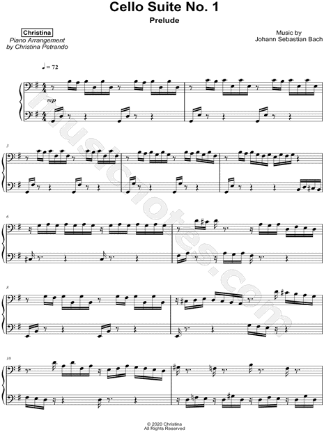 Cello Suite No. 1, BWV 1007: I. Prelude