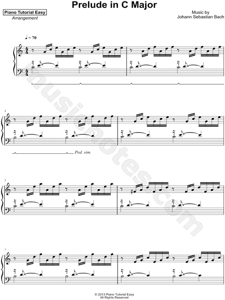 Prelude No. 1 in C Major, BWV 846