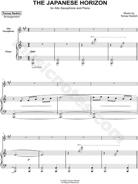 The Japanese Horizon - Alto Saxophone & Piano