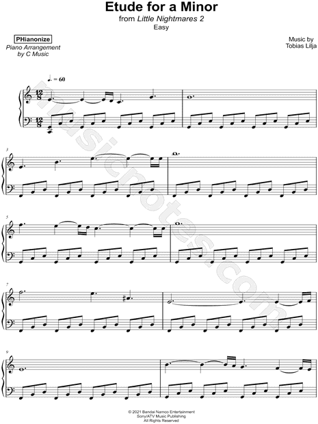 Etude for A Minor [easy]