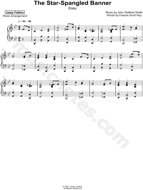 The Star-Spangled Banner [easy]