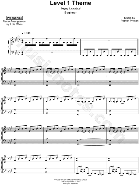 Level 1 Theme from Loaded [beginner]