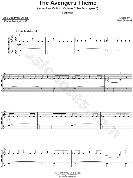 The Avengers Theme [beginner]