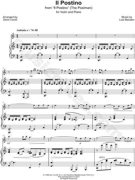 Il Postino - Violin & Piano