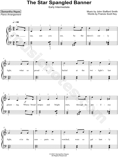 The Star-Spangled Banner [early intermediate]