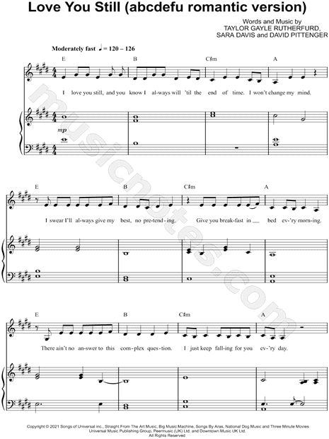Love You Still (abcdefu romantic version)