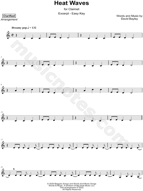 Heat Waves [excerpt - easy]