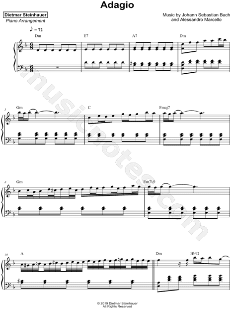 Concerto No. 3 in D Minor, BWV 974: II. Adagio