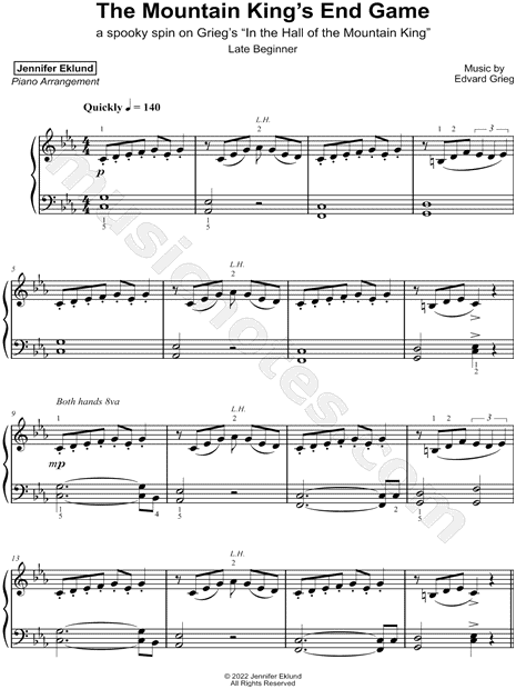 The Mountain King's End Game [late beginner]