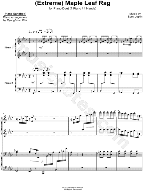 (Extreme) Maple Leaf Rag