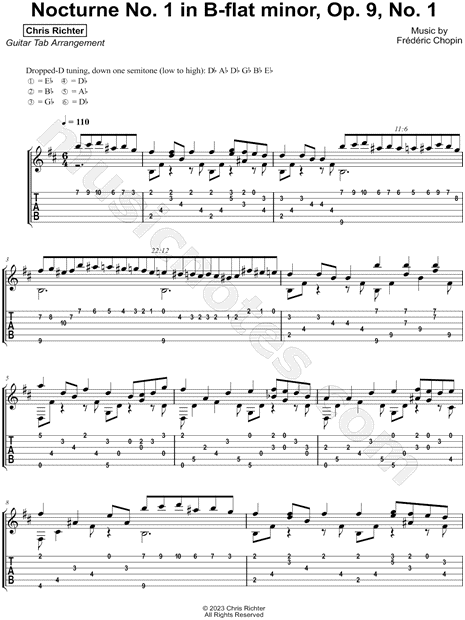 Nocturne in Bb Minor, Op. 9, No. 1