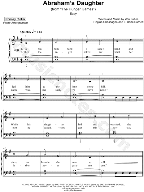 Abraham's Daughter [easy]